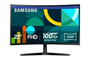 27" Essential S3 (S36GD) Series FHD 1800R Curved Computer Monitor 100Hz, Game Mode, Advanced Eye Comfort, HDMI and D-sub Ports (LS27D36DGANXZA) 27" Essential S3 (S36GD) Series FHD 1800R Curved Computer Monitor 100Hz, Game Mode, Advanced Eye Comfort, HDMI and D-sub Ports (LS27D36DGANXZA)