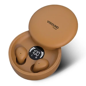 Air Skin Tones Invisible Earbuds for Small Ears - Wireless Bluetooth 5.4, Skin-Matching Mini Stemless Ear Buds, IPX5 Waterproof, Crystal Clear Calls (Golden Toffee) Air Skin Tones Invisible Earbuds for Small Ears - Wireless Bluetooth 5.4, Skin-Matching Mini Stemless Ear Buds, IPX5 Waterproof, Crystal Clear Calls (Golden Toffee)
