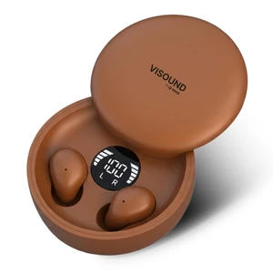 Air Skin Tones Invisible Earbuds for Small Ears - Wireless Bluetooth 5.4, Skin-Matching Mini Stemless Ear Buds, IPX5 Waterproof, Crystal Clear Calls (Copper Amber) Air Skin Tones Invisible Earbuds for Small Ears - Wireless Bluetooth 5.4, Skin-Matching Mini Stemless Ear Buds, IPX5 Waterproof, Crystal Clear Calls (Copper Amber)
