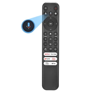 for TCL Google TV Voice Remote,Smart Replacement for TCL TV Remote Control Compatible with TCL QM8/QM7/S5//Q7/Q6/Q5 4K UHD HDR LED QLED LED Smart TVs,with NTFLX /Prm Video/YuTobe/TCL/Aple TV Buttons for TCL Google TV Voice Remote,Smart Replacement for TCL TV Remote Control Compatible with TCL QM8/QM7/S5//Q7/Q6/Q5 4K UHD HDR LED QLED LED Smart TVs,with NTFLX /Prm Video/YuTobe/TCL/Aple TV Buttons