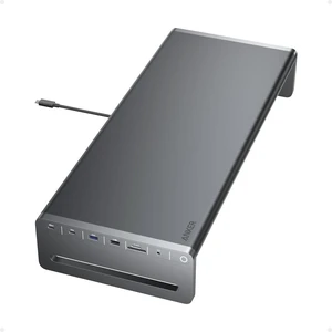 USB-C Hub, 10-in-1 Aluminum Monitor Stand with 85W Max Charging 5Gbps USB Ports, 4K@60Hz HDMI, Built-in 3.3ft Cable, Clutter-Free Desk for MacBook, Dell and USB-C Devices USB-C Hub, 10-in-1 Aluminum Monitor Stand with 85W Max Charging 5Gbps USB Ports, 4K@60Hz HDMI, Built-in 3.3ft Cable, Clutter-Free Desk for MacBook, Dell and USB-C Devices