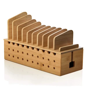 10 Device Bamboo Cell Phone Charging Stations Clutter Organizer/Charging Stand for Mobile, iPhone, Laptops & Tablets Best Mobile Accessories 10 Device Bamboo Cell Phone Charging Stations Clutter Organizer/Charging Stand for Mobile, iPhone, Laptops & Tablets Best Mobile Accessories