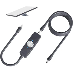 6.4FT Starlink Mini Cable, Waterproof Power Switch with DC Cable for Minis and Gen 3, 16AWG Extension Cable & Power Adapter with One-Touch Metal Button & Dual LEDs for RV 6.4FT Starlink Mini Cable, Waterproof Power Switch with DC Cable for Minis and Gen 3, 16AWG Extension Cable & Power Adapter with One-Touch Metal Button & Dual LEDs for RV