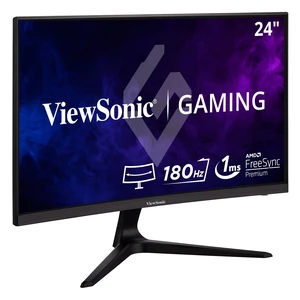 VX2418C 24 Inch 1080p Curved Gaming Monitor, 180Hz, 1ms, HDMI Immersive 1500R Gameplay With AMD FreeSync Premium, DisplayPort, Low Input Lag, Dual 2W Speakers For PC Desk And Mac Setups VX2418C 24 Inch 1080p Curved Gaming Monitor, 180Hz, 1ms, HDMI Immersive 1500R Gameplay With AMD FreeSync Premium, DisplayPort, Low Input Lag, Dual 2W Speakers For PC Desk And Mac Setups
