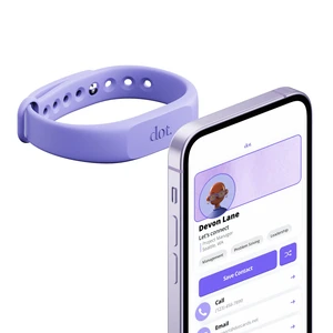 Band - Digital Business Card Wristband - Tap Compatible with iPhone & Android (Purple) Band - Digital Business Card Wristband - Tap Compatible with iPhone & Android (Purple)