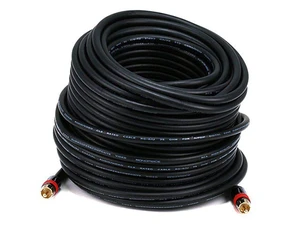 100ft High-quality Coaxial Audio/Video RCA CL2 Rated Cable - RG6/U 75ohm (for S/PDIF, Digital Coax, Subwoofer & Composit 100ft High-quality Coaxial Audio/Video RCA CL2 Rated Cable - RG6/U 75ohm (for S/PDIF, Digital Coax, Subwoofer & Composit