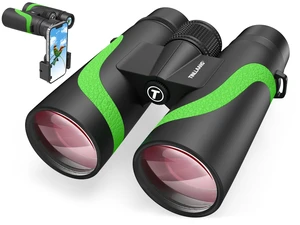 15x55 UHD Binoculars for Adults High Powered with Phone Adapter - Large View, BAK4 Prism, Waterproof, Lightweight for Bird Watching, Hunting, Cruise, Travel, Camping (Green) 15x55 UHD Binoculars for Adults High Powered with Phone Adapter - Large View, BAK4 Prism, Waterproof, Lightweight for Bird Watching, Hunting, Cruise, Travel, Camping (Green)