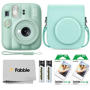 INSTAX MINI 13 Instant Film Camera Lagoon Green Bundle with Caiul Groovy Case, INSTAX Mini Twin Pack Film 20 Exposures, Automatic Exposure, Close-Up Mode, Selfie Mirror INSTAX MINI 13 Instant Film Camera Lagoon Green Bundle with Caiul Groovy Case, INSTAX Mini Twin Pack Film 20 Exposures, Automatic Exposure, Close-Up Mode, Selfie Mirror