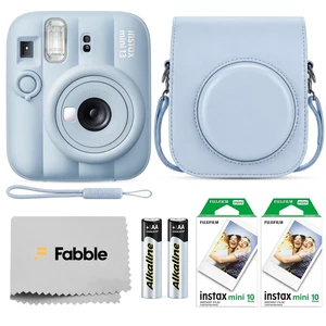 Instax Mini 13 Instant Film Camera Frost Blue Bundle with Groovy Case, Instax Mini Twin Pack Film 20 Exposures, Automatic Exposure, Close-Up Mode, Selfie Mirror Instax Mini 13 Instant Film Camera Frost Blue Bundle with Groovy Case, Instax Mini Twin Pack Film 20 Exposures, Automatic Exposure, Close-Up Mode, Selfie Mirror