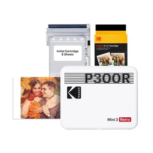 Mini 3 Retro 3x3 Portable Photo Printer, 4PASS, 38 Sheets, White Bluetooth, iPhone & Android Smartphone Compatible, Smudge-Proof, Water-Resistant, Fade-Resistant Mini 3 Retro 3x3 Portable Photo Printer, 4PASS, 38 Sheets, White Bluetooth, iPhone & Android Smartphone Compatible, Smudge-Proof, Water-Resistant, Fade-Resistant