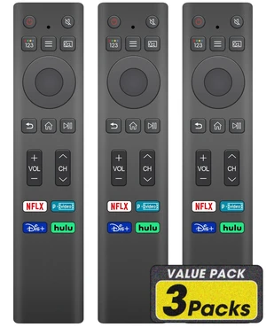 3 Pack Replacement for Samsung TV Remote, Universal for All 2019-2025 Samsung Remote Control for Smart TV (NO Voice Function) 3 Pack Replacement for Samsung TV Remote, Universal for All 2019-2025 Samsung Remote Control for Smart TV (NO Voice Function)