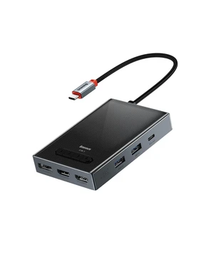 Docking Station, Quadruple Display 8K@30Hz DisplayPort & 4k HDMI, VGA, USB A 3.0 Ports, USB C 20W Output, 100W PD, USB C Docking Station Compatible for Dell/HP/Mac/Microsoft/ASUS and More Docking Station, Quadruple Display 8K@30Hz DisplayPort & 4k HDMI, VGA, USB A 3.0 Ports, USB C 20W Output, 100W PD, USB C Docking Station Compatible for Dell/HP/Mac/Microsoft/ASUS and More
