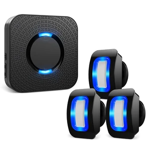 Wireless Motion Sensor LED Light - Motion Detector Alarm Chimes Door Sensor 500 FT Range Security Alert Monitor System for Home, Business, Store, Office, School Wireless Motion Sensor LED Light - Motion Detector Alarm Chimes Door Sensor 500 FT Range Security Alert Monitor System for Home, Business, Store, Office, School