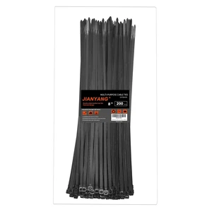 8 Inch Zip Ties Double Sided Toothed,65LBS Tensile Strength Heavy Duty Cable Wire Ties With Self-Locking Adjustable More Durable Nylon Tie Wraps for Indoor Outdoor200 Pack 8 Inch Zip Ties Double Sided Toothed,65LBS Tensile Strength Heavy Duty Cable Wire Ties With Self-Locking Adjustable More Durable Nylon Tie Wraps for Indoor Outdoor200 Pack