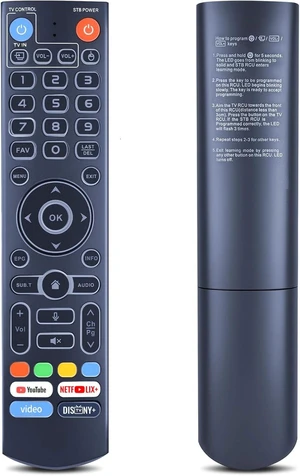 Replacement Backlit Voice Remote Control for vSeeBox V3 Pro Compatible with vSee Box V2/V1/V5 Pro V1 Max V3 Plus WE 2USAT Elite Series Replacement Backlit Voice Remote Control for vSeeBox V3 Pro Compatible with vSee Box V2/V1/V5 Pro V1 Max V3 Plus WE 2USAT Elite Series