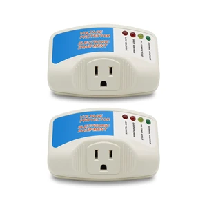 Surge Protector Home Appliance,Single Outlet Power Voltage Protector,Voltage Brownout Outlet Surge Refrigerator 1440 Watts,Voltage Brownout Plug Outlet, 1875W, 120V, 15A(2 Pack) Surge Protector Home Appliance,Single Outlet Power Voltage Protector,Voltage Brownout Outlet Surge Refrigerator 1440 Watts,Voltage Brownout Plug Outlet, 1875W, 120V, 15A(2 Pack)