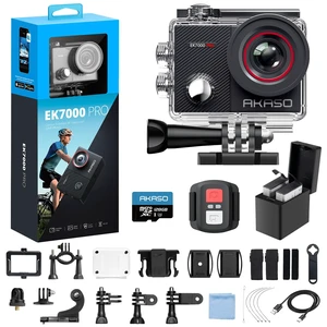 EK7000 Pro 4K30fps Action Camera with Touch Screen EIS 131ft Waterproof Underwater Camera Remote Control 5X Zoom with Helmet Accessories Kit (with 128GB MicroSD Card) EK7000 Pro 4K30fps Action Camera with Touch Screen EIS 131ft Waterproof Underwater Camera Remote Control 5X Zoom with Helmet Accessories Kit (with 128GB MicroSD Card)