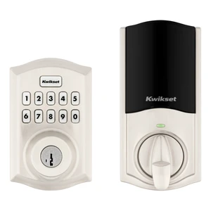 HomeConnect 620 Z-Wave Long Range Enabled Keypad Smart Lock Convenient Keyless Entry, Customizable User Codes, Ring Alarm Compatible, Hub Required, Sold Separately Satin Nickel Traditional HomeConnect 620 Z-Wave Long Range Enabled Keypad Smart Lock Convenient Keyless Entry, Customizable User Codes, Ring Alarm Compatible, Hub Required, Sold Separately Satin Nickel Traditional