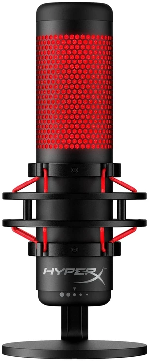 QuadCast - USB Condenser Gaming Microphone, for PC, PS4, PS5 and Mac, Anti-Vibration Shock Mount, Four Polar Patterns, Pop Filter, Gain Control, Podcasts, Twitch, YouTube, Discord, Red LED QuadCast - USB Condenser Gaming Microphone, for PC, PS4, PS5 and Mac, Anti-Vibration Shock Mount, Four Polar Patterns, Pop Filter, Gain Control, Podcasts, Twitch, YouTube, Discord, Red LED