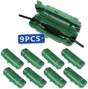 9 Pack Outdoor Extension Cord Safety Cover, Waterproof, Green Weatherproof Electrical Box for Plug and Socket, IP54 Water Resistant Seal, Protects Outdoor Connections and Holiday Lights 9 Pack Outdoor Extension Cord Safety Cover, Waterproof, Green Weatherproof Electrical Box for Plug and Socket, IP54 Water Resistant Seal, Protects Outdoor Connections and Holiday Lights