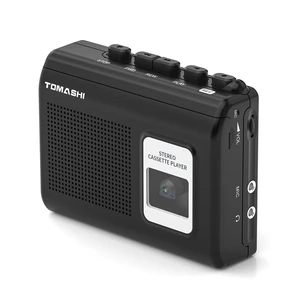 Portable Cassette Player Tape Recorder with Built-in Speaker,Microphone,Headphone Jack-, 4.57 x 3.54 x 1.38inch (Black) Portable Cassette Player Tape Recorder with Built-in Speaker,Microphone,Headphone Jack-, 4.57 x 3.54 x 1.38inch (Black)