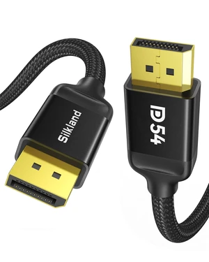 Long DisplayPort 2.1 Cable 15FT, 54Gbps DP2.1 Cable, 16K@30Hz HDR Black, 8K@120Hz, 4K@240Hz 165Hz, HDCP DSC 1.2a, DP 2.1 Cable Compatible DP 1.4 FreeSync G-Sync Gaming Monitor 5090 7900XTX Long DisplayPort 2.1 Cable 15FT, 54Gbps DP2.1 Cable, 16K@30Hz HDR Black, 8K@120Hz, 4K@240Hz 165Hz, HDCP DSC 1.2a, DP 2.1 Cable Compatible DP 1.4 FreeSync G-Sync Gaming Monitor 5090 7900XTX