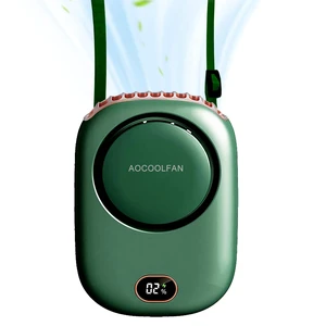 Portable Neck Fan, Mini Small Personal Handheld Fan USB Rechargeable 3 Speed for Girls Boys Woman Eyelash Travel Home Office Outdoor (Green) Portable Neck Fan, Mini Small Personal Handheld Fan USB Rechargeable 3 Speed for Girls Boys Woman Eyelash Travel Home Office Outdoor (Green)