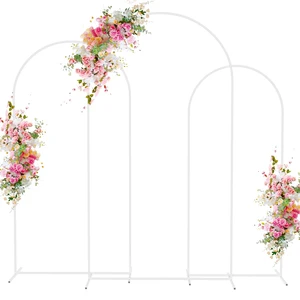 Wedding Arch Backdrop Stand 7.2FT,6.6FT,6FT White Metal Arch Stand Metal Arch Backdrop Stand Set of 3 Balloon Arch Frame for Wedding Ceremony Birthday Party Bridal Baby Shower Decor Wedding Arch Backdrop Stand 7.2FT,6.6FT,6FT White Metal Arch Stand Metal Arch Backdrop Stand Set of 3 Balloon Arch Frame for Wedding Ceremony Birthday Party Bridal Baby Shower Decor