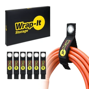 Heavy-Duty Straps, 7-inch (6 Pack) - Hook and Loop Tool Cord Organizer, Extension Cord Hanger, Kitchen Cord Keeper, Cable Straps for Cords, Hoses, Rope, RV, and Garage Organization Heavy-Duty Straps, 7-inch (6 Pack) - Hook and Loop Tool Cord Organizer, Extension Cord Hanger, Kitchen Cord Keeper, Cable Straps for Cords, Hoses, Rope, RV, and Garage Organization