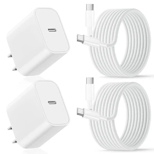 2Pack iPad USB C Fast Charger with 10FT Long Braided USB C to USB C Cable for iPad 10th/11th A16 Generation,iPad Air 5th/4th/13/11 inch,iPad Pro 12.9 6th/5th/4th/3rd/13/11 in,Mini 6/A17 2Pack iPad USB C Fast Charger with 10FT Long Braided USB C to USB C Cable for iPad 10th/11th A16 Generation,iPad Air 5th/4th/13/11 inch,iPad Pro 12.9 6th/5th/4th/3rd/13/11 in,Mini 6/A17