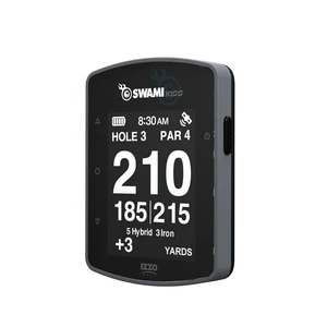 Swami KISS 2.0 Handheld Golf GPS Ragnefinder with Integrated Magnets - Grey Integrated magnets, two display modes, preloaded course data Swami KISS 2.0 Handheld Golf GPS Ragnefinder with Integrated Magnets - Grey Integrated magnets, two display modes, preloaded course data