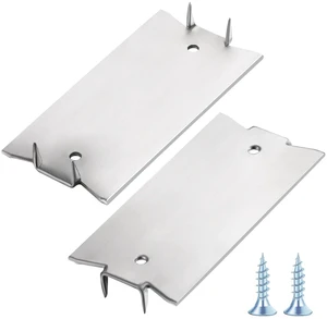 (30 pcs) Stainless Steel 304 1.5X3 Inch 16-Gauge Anti-Nail Protection Plate Shield Stainless Steel, Nail Plate for Wood Studs, Steel Cable Wire Protector Plate with Sharp Pointed Prongs (30 pcs) Stainless Steel 304 1.5X3 Inch 16-Gauge Anti-Nail Protection Plate Shield Stainless Steel, Nail Plate for Wood Studs, Steel Cable Wire Protector Plate with Sharp Pointed Prongs