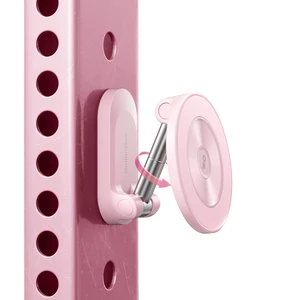 Magnetic Phone Holder for Gym,Adjustable Tripod Mount Ring Pink Gym Magnetic Phone Holder, Portable Phone Mount to Metal Surface,Gym Accessories for Workout Recording for iPhone and Android Magnetic Phone Holder for Gym,Adjustable Tripod Mount Ring Pink Gym Magnetic Phone Holder, Portable Phone Mount to Metal Surface,Gym Accessories for Workout Recording for iPhone and Android