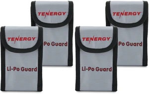 4 Pack, Fire Retardant Lipo Bags, Battery Bags for Charging and Storage, 5.5x3.5x2 inches Each 4 Pack, Fire Retardant Lipo Bags, Battery Bags for Charging and Storage, 5.5x3.5x2 inches Each