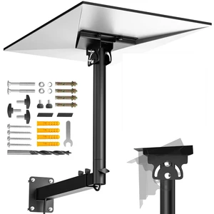 Starlink Mount for Standard 4/4X/Gen 3, 360°Adjustable Starlink Wall Mount Telescoping Support Arm with Pipe Adapter, Rustproof, Weatherproof for Concrete Walls/Wood Walls Starlink Mount for Standard 4/4X/Gen 3, 360°Adjustable Starlink Wall Mount Telescoping Support Arm with Pipe Adapter, Rustproof, Weatherproof for Concrete Walls/Wood Walls