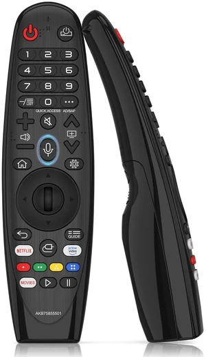 Voice Magic Remote for LG TV Remote, Replacement for AKB75855501 AN-MR20GA MR19BA MR21 MR22 MR23 MR24 GA GN GC MR18BA MR650A, LG OLED QNED NanoCell Webos Smart TV Magic Remote, with Pointer Function Voice Magic Remote for LG TV Remote, Replacement for AKB75855501 AN-MR20GA MR19BA MR21 MR22 MR23 MR24 GA GN GC MR18BA MR650A, LG OLED QNED NanoCell Webos Smart TV Magic Remote, with Pointer Function