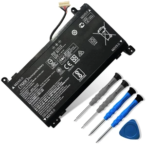 Dentsing FM08 922752-421 922976-855 Laptop Battery Replace for HP OMEN 17-AN013TX 17-AN014TX 17-AN014NG 17-an008ur Series Notebook TPN-Q195 HSTNN-LB8B HSTNN-LB8A 14.4V 86Wh 5973mAh (16-PIN Connector) Dentsing FM08 922752-421 922976-855 Laptop Battery Replace for HP OMEN 17-AN013TX 17-AN014TX 17-AN014NG 17-an008ur Series Notebook TPN-Q195 HSTNN-LB8B HSTNN-LB8A 14.4V 86Wh 5973mAh (16-PIN Connector)