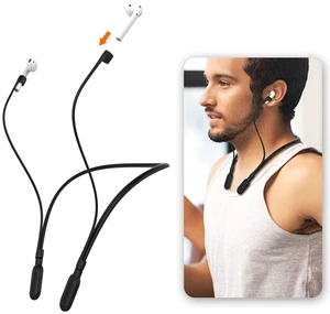 Compatible AirPods Strap, Holder Anti-Lost Strap Wire Case Connector Neckband Compatible Apple Airpods 3, Pro, 2 & 1 Wireless Charging, Black Compatible AirPods Strap, Holder Anti-Lost Strap Wire Case Connector Neckband Compatible Apple Airpods 3, Pro, 2 & 1 Wireless Charging, Black