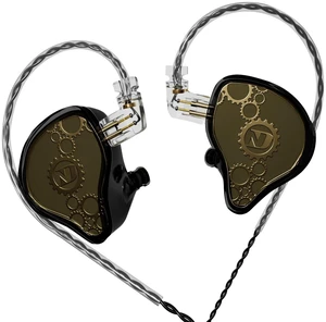 ND Venus in Ear Monitor Headphones, 10mm Double Magnetic Dynamic Driver IEM Earphones, HiFi Wired Gaming Earbuds, 2 Pin Detachable Cable (Without Mic, Black, 3.5mm Plug) ND Venus in Ear Monitor Headphones, 10mm Double Magnetic Dynamic Driver IEM Earphones, HiFi Wired Gaming Earbuds, 2 Pin Detachable Cable (Without Mic, Black, 3.5mm Plug)