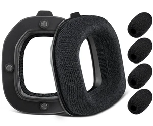 Velour Earpads for Astro A40 TR Headset - Black Velour Earpads for Astro A40 TR Headset - Black