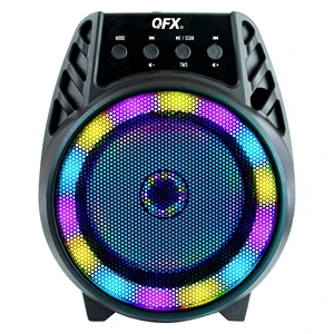 BT-64 TWS Bluetooth Rechargeable Portable Speaker with 4 Woofer LED Party Lights, Microphone Input, AUX Input, USB Port, TF Card Slot, Black BT-64 TWS Bluetooth Rechargeable Portable Speaker with 4 Woofer LED Party Lights, Microphone Input, AUX Input, USB Port, TF Card Slot, Black