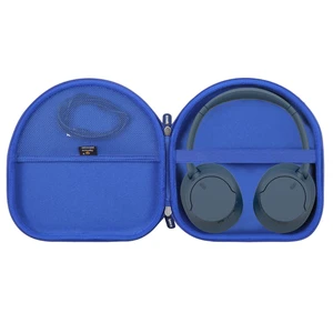 Headphones Case Compatible with Sony WH-CH720N / Anker Soundcore Space One Q20 Noise Canceling Wireless Headphones, Portable Storage Bag -Blue (Case Only) Headphones Case Compatible with Sony WH-CH720N / Anker Soundcore Space One Q20 Noise Canceling Wireless Headphones, Portable Storage Bag -Blue (Case Only)