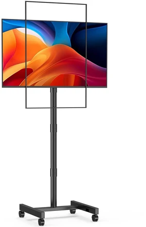 Extra Tall Rolling TV Stand for 13-52 Inch TVs/Screens, Sturdy 50mm Pole 3 Height Adjustable Mobile TV Floor Stand on Wheels up to 88Lbs, Portable TV/Monitor Cart for for Treadmills and Ellipticals Extra Tall Rolling TV Stand for 13-52 Inch TVs/Screens, Sturdy 50mm Pole 3 Height Adjustable Mobile TV Floor Stand on Wheels up to 88Lbs, Portable TV/Monitor Cart for for Treadmills and Ellipticals