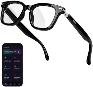 AI Smart Glasses with Real-Time Translation,Bluetooth Glasses for Men Women Hands-Free Calls&Music, Light-Adaptive Lenses, TR90 Frame, Metal Hinges & Secure Fit, Open Ear Speakers&Mic AI Smart Glasses with Real-Time Translation,Bluetooth Glasses for Men Women Hands-Free Calls&Music, Light-Adaptive Lenses, TR90 Frame, Metal Hinges & Secure Fit, Open Ear Speakers&Mic