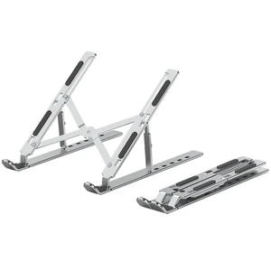 Portable Laptop Stand (Include Storage Bag), Adjustable Folding Aluminum Stand, Compatible with 10-15.6 Inch Laptops, iPad, Tablet. Silver Portable Laptop Stand (Include Storage Bag), Adjustable Folding Aluminum Stand, Compatible with 10-15.6 Inch Laptops, iPad, Tablet. Silver