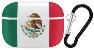 Mexico Flag Pattern Compatible with Airpods Pro Case Cover with Keychain Headphone Cover Unisex Shockproof Protective Wireless Charging Headset Accessories Mexico Flag Pattern Compatible with Airpods Pro Case Cover with Keychain Headphone Cover Unisex Shockproof Protective Wireless Charging Headset Accessories