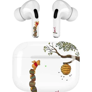 Decal Audio Skin Compatible with Apple AirPods Pro - Officially Licensed Disney Winnie The Pooh Honey Hive Design Decal Audio Skin Compatible with Apple AirPods Pro - Officially Licensed Disney Winnie The Pooh Honey Hive Design