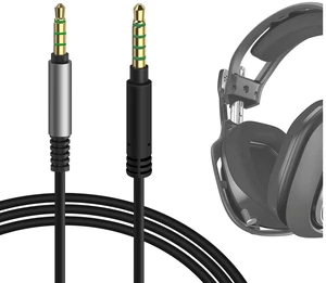 Audio Cable Compatible with Astro A40tr, A40, A30, A10 Gen 2, A10 Gaming Headsets Headphones, 3.5mm Aux Replacement Stereo Cord (5.6ft/1.7m) Audio Cable Compatible with Astro A40tr, A40, A30, A10 Gen 2, A10 Gaming Headsets Headphones, 3.5mm Aux Replacement Stereo Cord (5.6ft/1.7m)