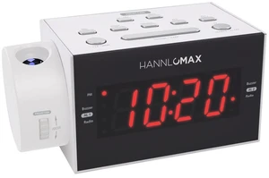 HX-109CR Alarm Clock Radio, Clock Projection (White) FM Radio, Digital Clock, Dual Alarm, 1.2 Red LED Display, USB Port for 1A Charging, Aux-in HX-109CR Alarm Clock Radio, Clock Projection (White) FM Radio, Digital Clock, Dual Alarm, 1.2 Red LED Display, USB Port for 1A Charging, Aux-in