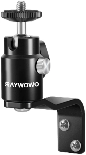 E-Shape Camera Wall Mount with 1/4" Screw and 5/8" Stud Adjustable metal bracket for wall or ceiling use with cameras, monitors,lights, CCTV and VR base stations E-Shape Camera Wall Mount with 1/4" Screw and 5/8" Stud Adjustable metal bracket for wall or ceiling use with cameras, monitors,lights, CCTV and VR base stations